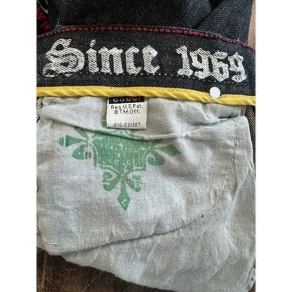 "COOGI" VTG Retro Jeans SZ M Y2K Vintage Denim Skater core Distressed Fashion - Picture 8 of 16